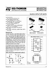 DataSheet M74HCT32 pdf